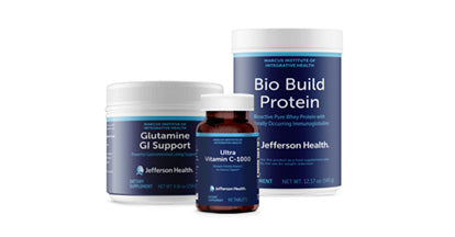 Image of health supplement bottles