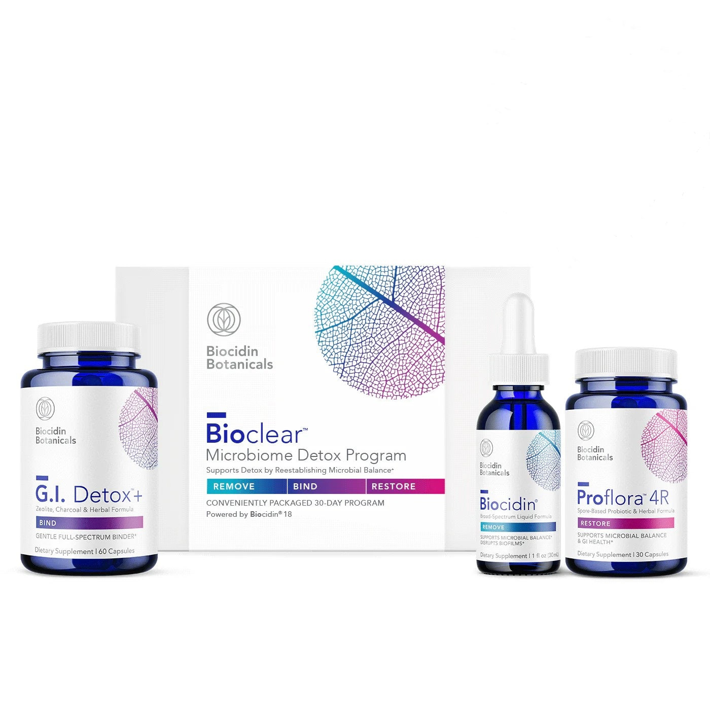 Bioclear™ Microbiome Detox Program  With Biocidin® Liquid